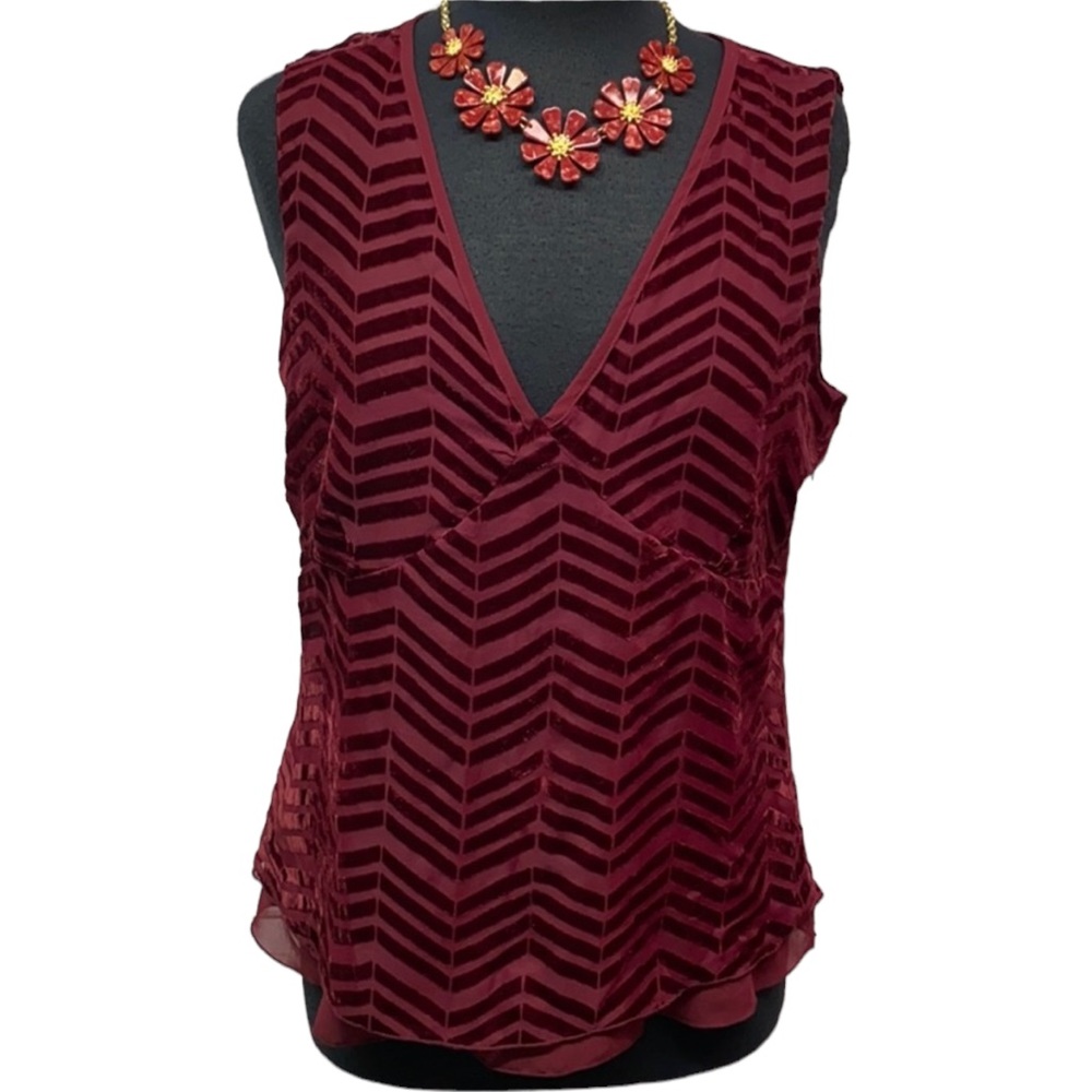 Old Navy Shadow Striped Blouse
